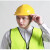 安全帽工地施工建筑工程领导加厚印字ABS劳保夏季透气头盔国标 玻钢透气按钮款-红色
