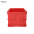 添亦 塑料周转箱工具零件盒储物收纳整理箱 红色560*410*310   