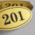 海斯迪克 HK-394 工业用门牌号（2个） 门牌号码牌 定制标识牌 房号牌 店铺数字贴 房间楼层指示牌 款式六