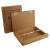 海斯迪克 HKW-261 档案盒（50个）加厚文件资料盒 高质感牛皮纸档案盒 财务凭证盒31*22cm 进口款6cm
