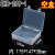 直销百年好盒透明塑料零件盒PP空盒产品包装盒DIY串珠工具收纳盒 EKB-107-1(无隔板空盒）