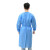 瑞可特 RSF277  一次性无纺布隔离服 防尘净化防护服 反穿隔离衣 45g/SMS蓝色隔离衣（10件） 