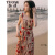 拓涩（TUOSE）夏季新款法式复古少女刺绣吊带连衣裙收腰显瘦气质海边度假沙滩裙 花色 L