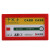 装得快 （RBD）50个装磁性硬胶套卡片袋展示牌卡K士文件磁卡套小号 JX-501横 80*45mm 红色