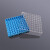 BIOSHARP LIFE SCIENCES 白鲨 T130-3-81孔 2ml塑料冻存盒PC淡蓝色(PC盖,透明) 81孔/个 1个