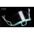 IGIFTFIRE适用于透明口罩防雾透气硅胶舒适餐饮烘焙防护可水洗口屏塑料厨房 浅蓝色10支装