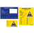 千惠侬危险废物产生单位信息公开标示牌危险废物贮存设施环境标识牌铝板 黄色45*75 100x120cm