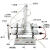 全自动实验室蒸馏水器蒸馏水制水机 双重纯水蒸馏器双重蒸馏水机 卧式烧瓶(双蒸机用)