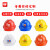 9F V型透气安全帽 工地工程印字建筑施工V型透气安全头盔 橙色