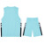 361°运动套装2024夏季新款跑步休闲男士篮球套装休闲运动服 月光蓝 M