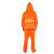 卓迪旭 ZDX-YFT10环卫工人橙色透气劳保雨衣套装，路政执勤防暴雨反光雨衣套装，可定制 3XL