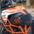 LOBOO萝卜摩托车油箱贴适用于宝马川崎KTM油箱贴防滑贴防刮蹭贴纸 KTM1050/1090ADV/R油箱贴