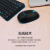 罗技mk245nano无线键盘鼠标套装紧凑便携办公拆封mk240键鼠两件套 罗技MK240黑色+桌垫 原装