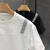 SPORTSDAY海澜之家高品质短袖t恤男时尚修身圆领上衣2024夏季新款男士潮牌 白色 M