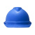 梅思安/MSA V-Gard500 PE透气孔V型安全帽一指键帽衬带下颚带 工地建筑头盔 蓝色 1顶 可定制 IP