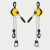 KACC手扳葫芦起重倒链手摇吊机手动0.75/1.5手拉吊葫芦手板紧线器 原装3T3米