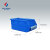 和一可塑 塑料背挂式零件盒斜口物料盒五金工具盒元件盒螺丝收纳盒 1号蓝色270*145*125