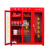 微型消防站器材全套灭火箱展示柜应急工具消防柜物资柜建筑工地柜 一人基础套餐(含柜1.2*0.9）