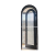 仁聚益法式卧室门拱形门定制烤漆圆弧复合门室内门平开门实木长虹玻璃门 玻璃双开门
