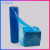 适用于50cm黑色缠绕膜彩色打包膜PE拉伸膜工业保鲜膜包装膜塑料蓝 蓝色50厘米*2.5公斤