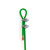 安达通 包塑钢丝绳 晾衣架钢丝物业用拉紧绳 8mm粗绿色整套定制（咨询客服） 