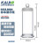KAIJI LIFE SCIENCES 实验室标本展示瓶高硼硅密封玻璃样品瓶磨砂口加厚广口瓶 1个 60*150mm(约300ml）