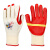 安美尚（ams）NL-198 牛郎星白纱红胶手套 防滑耐磨橡胶挂胶加厚工作手套 12付/打