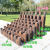 德威狮 户外庭院防腐木桩围栏栅栏篱笆 长90厘米 (矮50高60直径6厘米) 单位：件