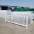 康格雅 道路隔离栏京式锌钢护栏 市政马路交通栏杆防护围栏配橡胶底座 0.6米高-3.08米长 白色