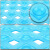 完壮透明地垫PVC保护地板的塑料浴缸防滑垫淋浴房间洗澡带吸盘加长浴 透白 8840CM