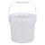 塑料桶化工桶油漆桶密封pp桶带提手打包桶1-50L涂料桶胶桶 15L-白色(盖子特好开)