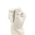冰禹 BYlf-645 加厚牛筋清洁手套 防滑耐磨橡胶 劳保手套 38cm白色长款丁腈 S码（1双）