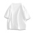 NASA GISS官方潮牌短袖T恤男美式重磅宽松透气纯棉男装上衣 白色 L 