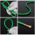 绿钢丝绳包塑葡萄架遮阳网搭大棚牵引百香果猕猴桃细软晾衣绳 绿3毫米100米8个夹头