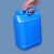 佳叶（JIAYE）2.5L白色塑料方桶食品级水桶加厚密封桶扁桶油壶酒壶机油润滑油桶 2.5L方桶带内盖乳白色（单个装）