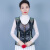 慧雅希新疆舞蹈服装女-马甲维吾尔族演出女薄款修身透气亮片短款民 黑色 2XL