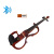 SWAN蓝牙电声小提琴演奏级考级舞台专用静音电子提琴定制款 半框酒红色