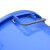 尚留鑫 大号圆形垃圾桶60L蓝色塑料桶带提手环卫物业垃圾桶