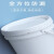 ABDT 加厚小塑料桶工业用小桶有盖酱料油漆桶密封带提手小水桶 15L-白色-带盖