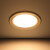 佛山照明（FSL）天花灯筒灯LED玄关灯5W2.5寸白玉银边黄光 单只装