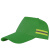 迈恻亦环卫帽子园林绿化公路养护物业保洁清洁工铁路工人反光耐磨工作帽 绿色/鸭舌帽 可调节