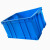 普力捷 塑料长方形加厚收纳篮周转框 蓝色39.2*28.2*9.2