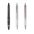 日本三菱UNI圆珠笔SXN-1000金属杆低重心中油笔占士甸软握胶油性笔0.7mm 免费刻字 黑色杆+5支黑色圆珠笔芯0.7