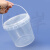 双岸 塑料水桶 塑料包装桶 方形收纳桶 2L 透明桶 一个价