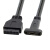 定制主板20p 台式机USB 3.1 USB-C Type C母头转3.0 19pin公头延长线 20PIN转USB-C母