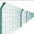 南极峰 围栏网铁丝网双边丝护栏网防护围墙养殖钢丝网栅栏高速隔离网 3.5毫米*1.8米高*3米长+预埋柱