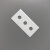 陶瓷三孔刀片工业用分切分条锋利耐磨不生锈高硬度氧化锆 43*22*0.2mm20片