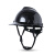 御舵碳纤维纹黑色安全帽国标ABS工程施工安全头盔领导监理防护帽 圆盔型安全帽 碳纤维花纹 碳亮