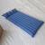 京斯坦 应急充气垫 防撕裂防水单人气垫床民政救灾防潮垫便携式应急救援折叠垫 185×55×2.5cm 蓝色（1个）