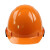 霍尼韦尔（Honeywell）H99S 新国标安全帽 工地建筑ABS防砸抗冲击舒适透气 1顶  橙